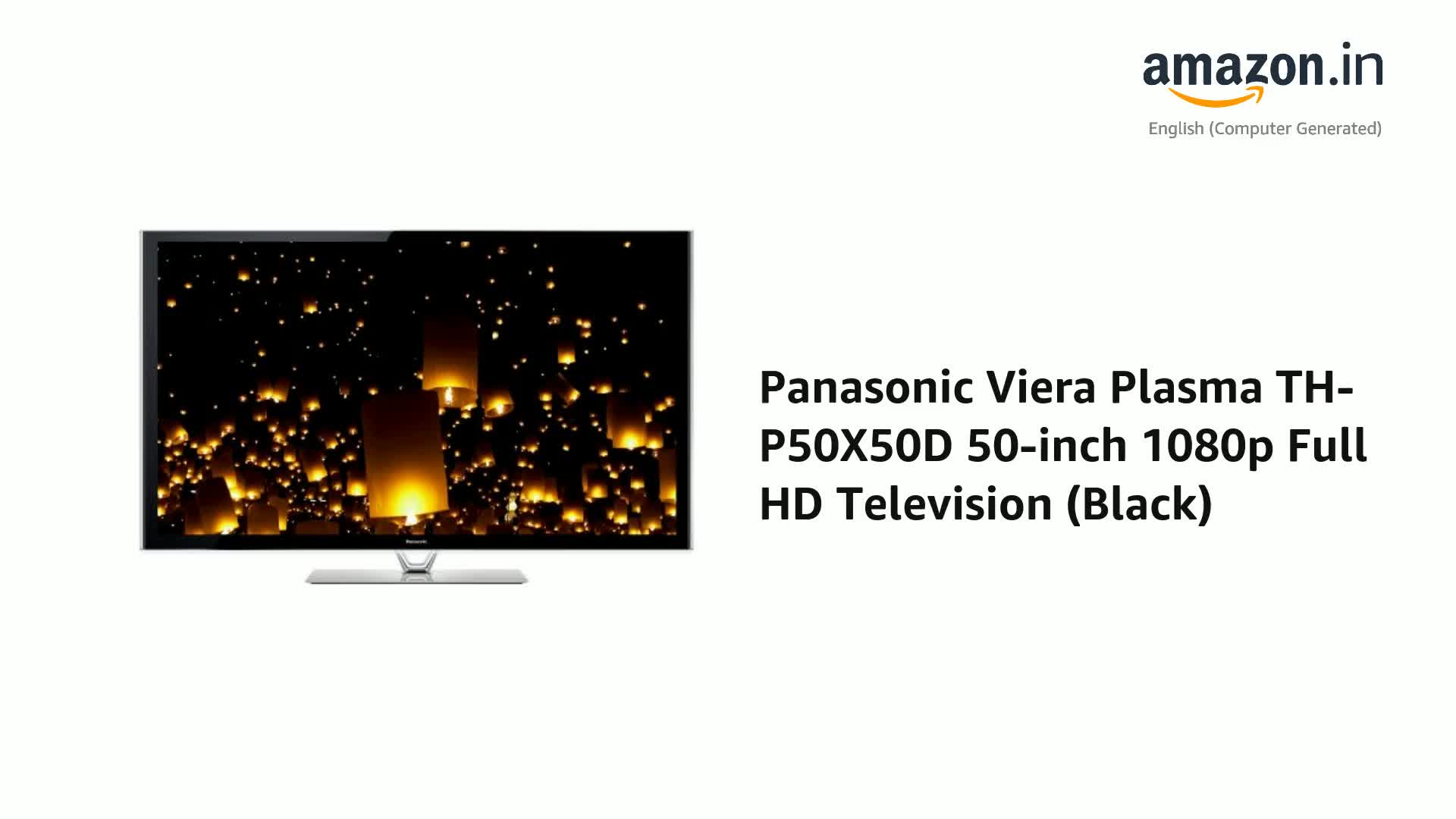 Panasonic Viera Plasma TH-P50X50D 50-inch 1080p Full HD Television